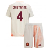 Maglie da calcio AS Roma Bryan Cristante #4 Seconda Maglia Bambino 2024-25 Manica Corta (+ Pantaloni corti)